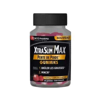 FORTE PHARMA XTRASLIM MAX PERTE DE POIDS GUMMIES GOUT GRENADE 60 GOMMES