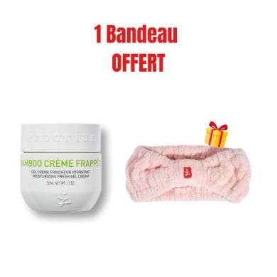 ERBORIAN OFFRE BAMBOO CREME FRAPPEE GEL CREME FRAICHEUR HYDRATANT 50 ML + BANDEAU OFFERT
