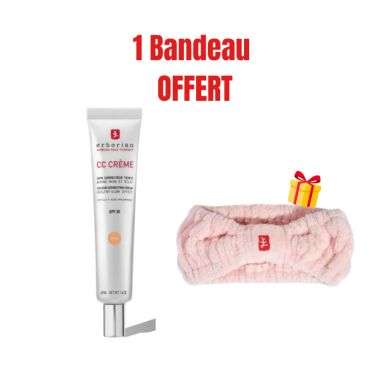 ERBORIAN CC CREME SOIN CORRECTEUR SPF 30 DORE 40 ML