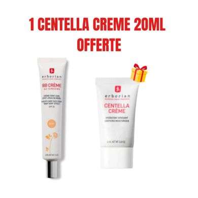 ERBORIAN OFFRE BB CREME AU GINSENG CREME TEINT DORE SPF20 40 ML + CREME 20 ML OFFERTE
