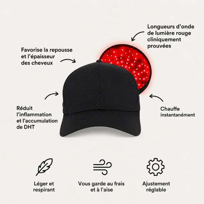 SKINGLOW RED LIGHT THERAPY HAT