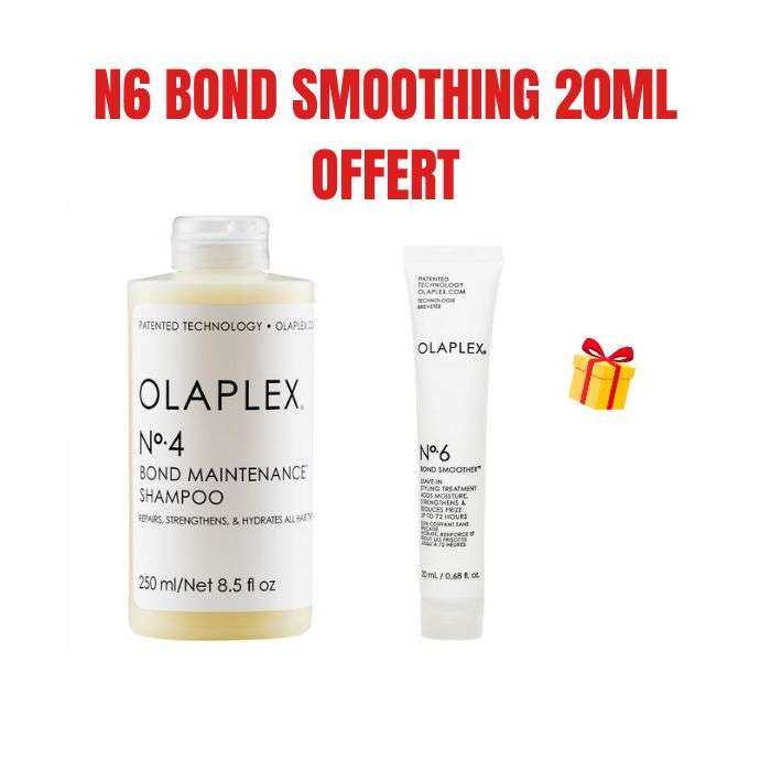 OLAPLEX OFFRE BOND MAINTENANCE SHAMPOOING N4 250 ML + OLAPLEX N6 OFFERT