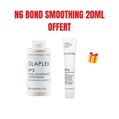OLAPLEX OFFRE BOND MAINTENANCE N 5 APRES SHAMPOOING 250 ML + OLAPLEX N6 OFFERT