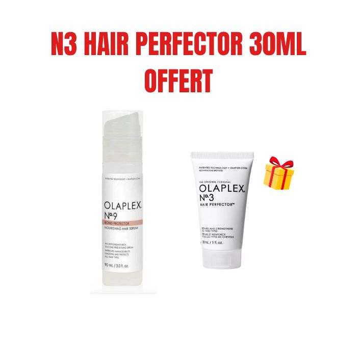 OLAPLEX OFFRE N9 BOND PROTECTOR NOURISHING HAIR SERUM 90 ML + OLAPLEX N3 OFFERT