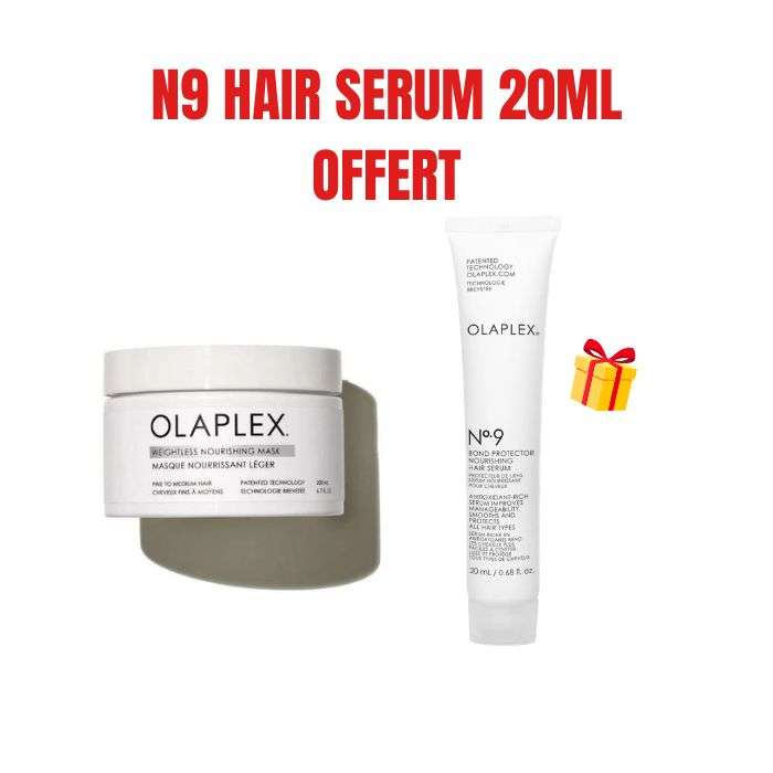 OLAPLEX OFFRE MASQUE NOURRISSANT LEGER 200 ML + OLAPLEX N9 OFFERT