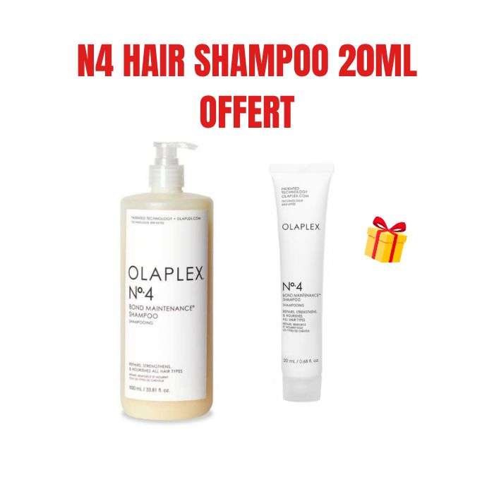 OLAPLEX OFFRE N4 BOND MAINTENANCE SHAMPOO 1000ML + OLAPLEX N4 OFFERT