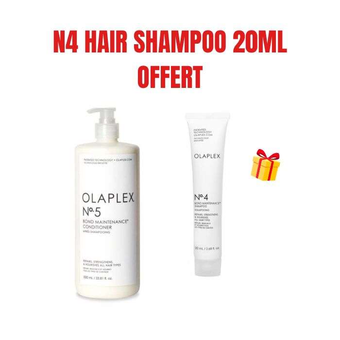 OLAPLEX OFFRE N5 BOND MAINTENANCE CONDITIONER 1000ML + OLAPLEX N4 OFFERT