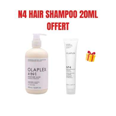 OLAPLEX OFFRE 4 in 1 MOISTURE MASK 370 ML + OLAPLEX N4 OFFERT