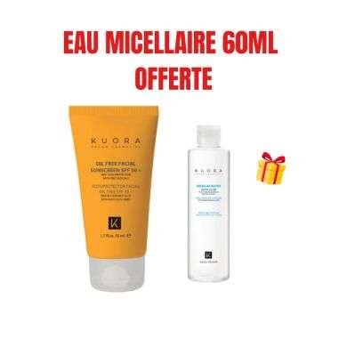 KUORA ECRAN SOLAIRE OIL FREE INVISIBLE SPF 50+ 50 ML