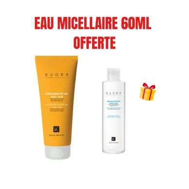 KUORA ECRAN SOLAIRE SPF 50+ UVB+UVA 200ML