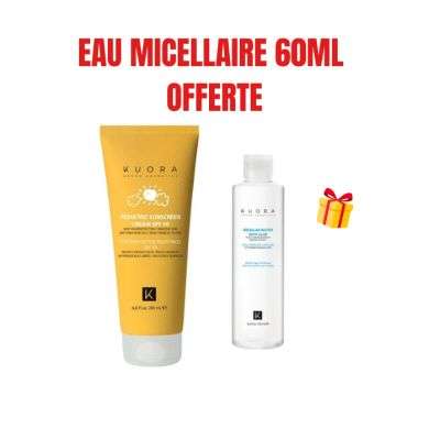KUORA ECRAN SOLAIRE PEDIATRIQUE SPF 50 SANS FILTRES CHIMIQUES 200 ML