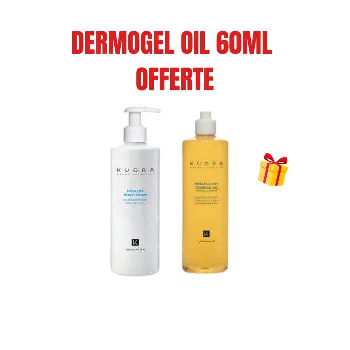 KUORA OFFRE UREA 10% LOTION CORPORELLE 400 ML + DERMOGEL OIL OFFERTE