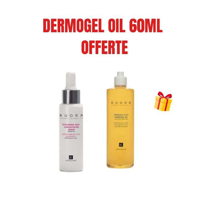 KUORA OFFRE SERUM CONCENTRE D’ACIDE HYALURONIQUE 30 ML + DERMOGEL OIL OFFERTE