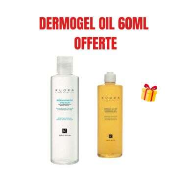 KUORA OFFRE EAU MICELLAIRE AVEC ALOE VERA 250 ML + DERMOGEL OIL OFFERT