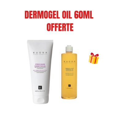 KUORA OFFRE GEL CORRECTEUR DE VERGETURES 200 ML + DERMOGEL OIL 60ML OFFERTE
