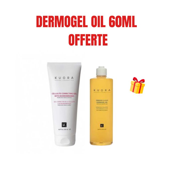 KUORA OFFRE GEL ANTI CELLULITE BIOMEMBRANES 200 ML+ DERMOGEL OIL OFFERT