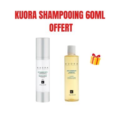 KUORA OFFRE CREME DE SOJA VISAGE JOUR ET NUIT 50 ML + SHAMPOOING OFFERT