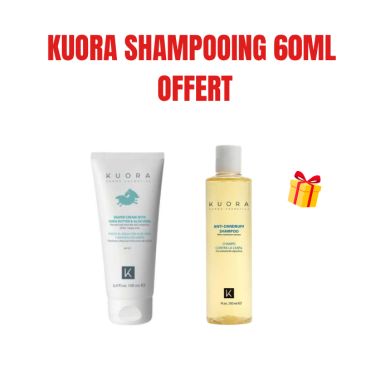 KUORA OFFRE CREME DE CHANGE AU BEURRE DE KARITE ET A L ALOE VERA PH 6,5 100 ML + SHAMPOOING OFFERT