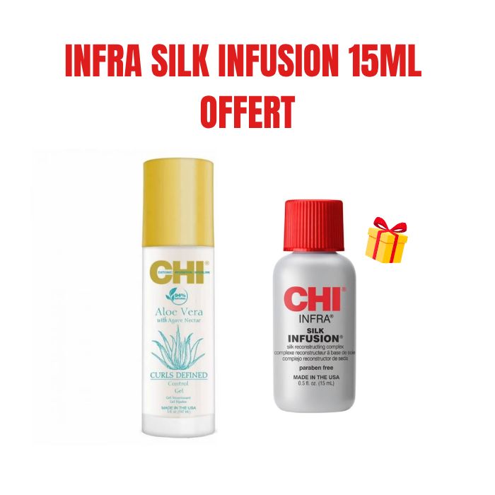 CHI OFFRE ALOE VERA CONTROL GEL 147ML + SERUM SILK INFUSION 15ML OFFERT