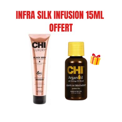 CHI OFFRE LUXURY BLACK SEED OIL MASQUE REVITALISANT 150ML + LEAVE IN 15ML OFFERT