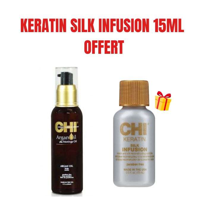 CHI ARGAN OIL ET MORINGA HUILE CHEVEUX 89 ML