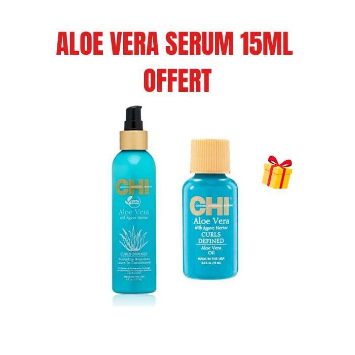 CHI OFFRE ALOE VERA LEAVE IN CONDITIONER 177 ML + ALOE VERRA SERUM 15ML OFFERT