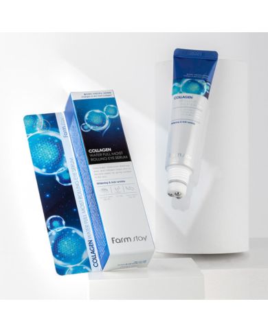 FARMSTAY COLLAGEN WATER FULL MOIST ROLLING EYE SERUM 25 ML