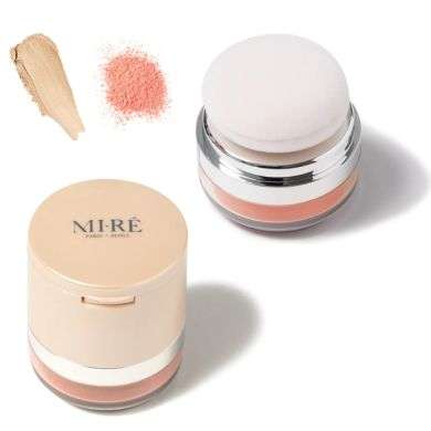 MI RE DUAL PEACH GLOW BLUSH AND HIGHLIGHTER