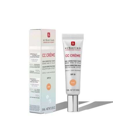 ERBORIAN CC CREME SOIN CORRECTEUR SPF 30 TEINTE DORE 15 ML
