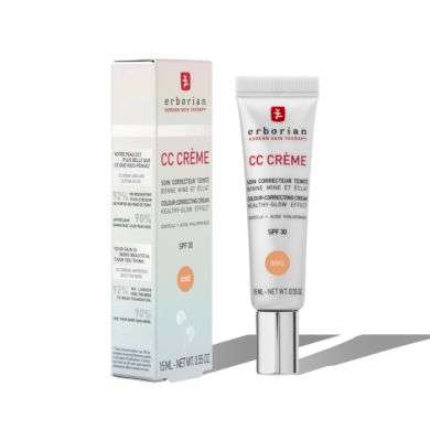 ERBORIAN CC CREME SOIN CORRECTEUR SPF 30 TEINTE DORE 15 ML