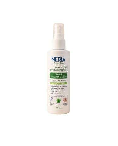 NERIA PROTECTION SPRAY ANTI MOUSTIQUES 2 EN 1 REPULSIF ET APAISANT 100 ML