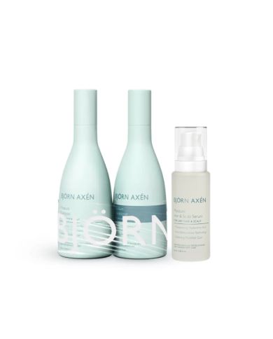 BJORN AXEN PACK MOISTURE INTENSE SHAMPOO + CONDITIONER + SERUM