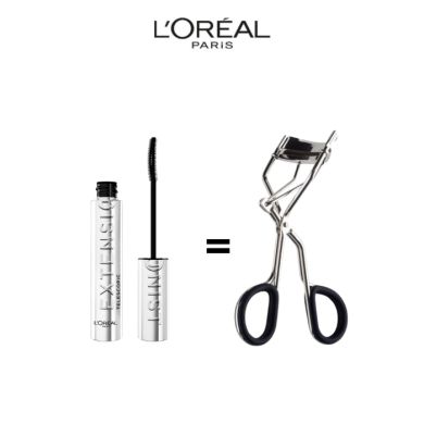 L'OREAL PARIS OFFRE EXTENSIONIST MASCARA TELESCOPIC NOIR + RECOURBE CILS OFFERT