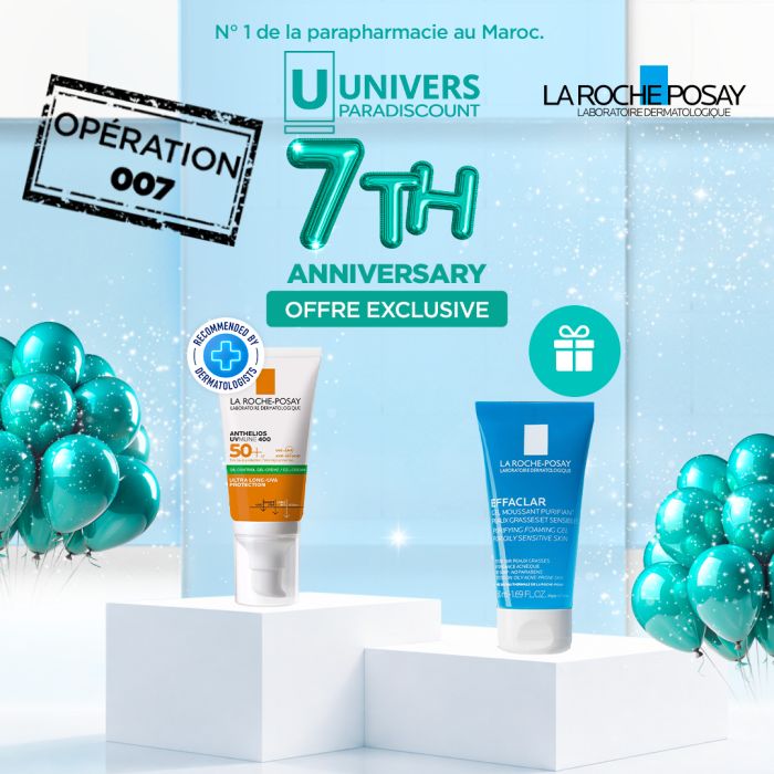 LA ROCHE POSAY OFFRE ANTHELIOS UVMUNE 400 CREME HYDRATANTE SPF 50+ INVISIBLE 50 ML + HYALU B5 SERUM 10ML OFFERT