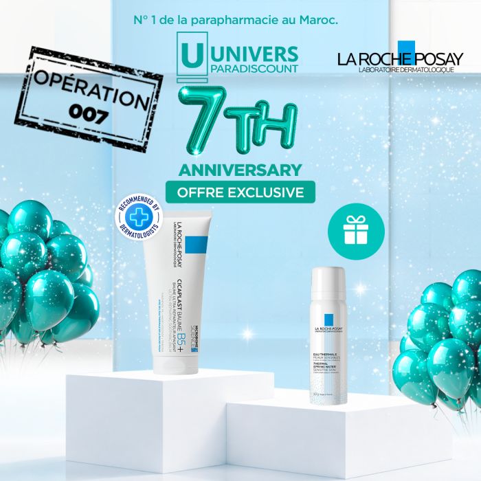 LA ROCHE POSAY OFFRE CICAPLAST BAUME REPARATEUR B5+ 100 ML + EAU THERMALE 50 ML OFFERTE