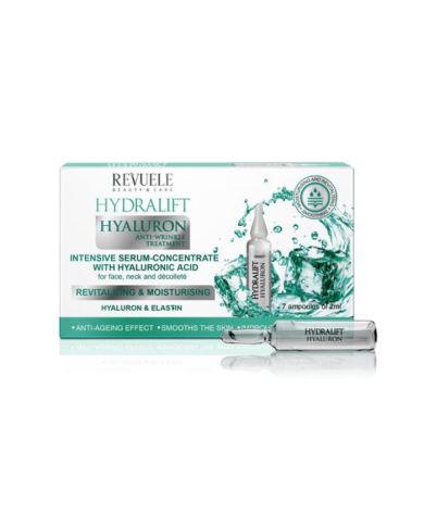 REVUELE HYDRALIFT HYALURON SERUM CONCENTRE INTENSIF A L ACIDE HYALURONIQUE 7 AMPOULES DE 2 ML