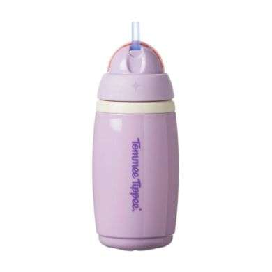 TOMMEE TIPPEE ACTIVE STRAW TASSE D'ENTRAINEMENT A PAILLE 12 MOIS+ 266ML MAUVE
