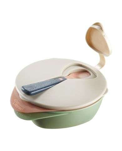 TOMMEE TIPPEE EASISCOOP LOT DE 2 BOLS AVEC COUVERCLE DE VOYAGE ET CUILLERE 6MOIS+