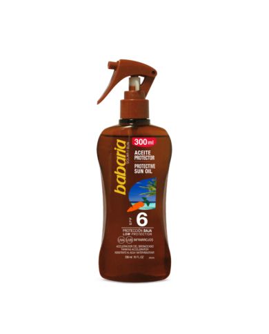 BABARIA SPRAY HUILE SOLAIRE PROTECTRICE SPF 6 300ML