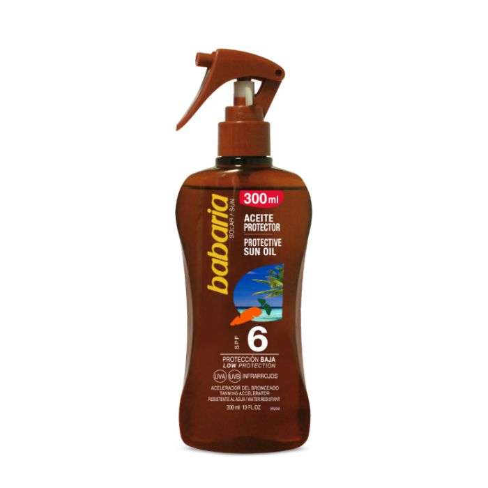 BABARIA SPRAY HUILE SOLAIRE PROTECTRICE SPF 6 300ML