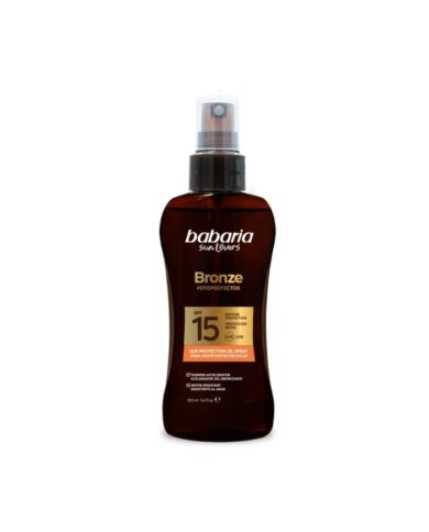 BABARIA SUN LOVERS BRONZE SPF 15 FOTOPROTECTOR SPRAY 300ML
