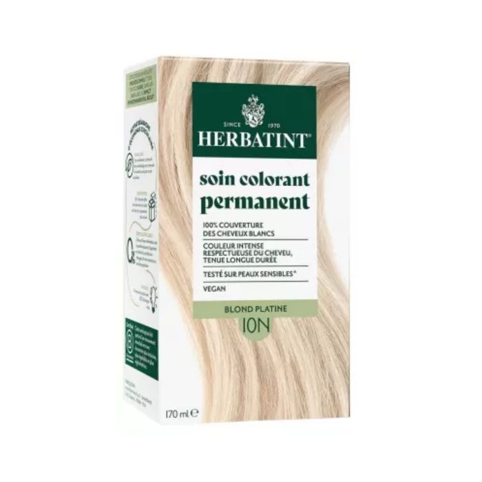 HERBATINT SOIN COLORANT PERMANENT 10N BLOND PLATINE 170 ML