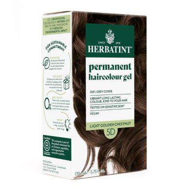 HERBATINT SOIN COLORANT PERMANENT 5D CHATIN CLAIR DORE 170 ML