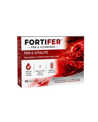 FORTIFER FER ET VITAMINES 30 GELULES