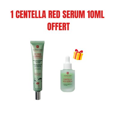 ERBORIAN CC RED CORRECT CENTELLA ASIATICA EFFET APAISANT SPF25 45 ML