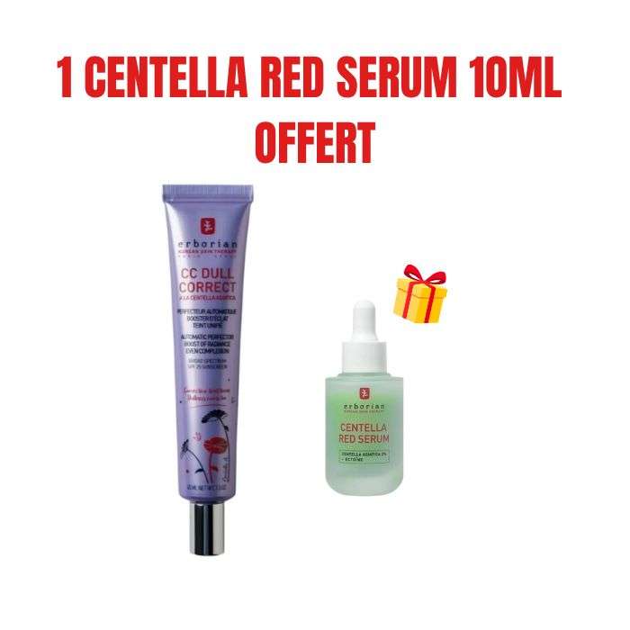 ERBORIA CC DULL CORRECT CENTELLA ASIATICA BOOSTER ECLA SPF25 45 ML