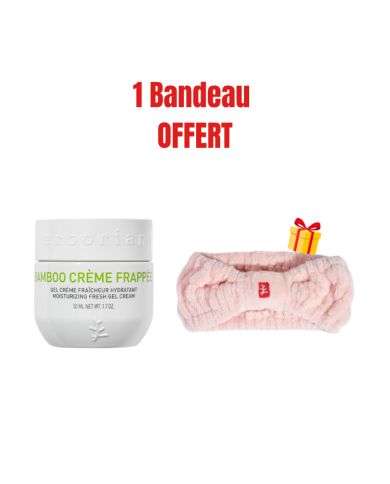 ERBORIAN OFFRE BAMBOO CREME FRAPPEE GEL CREME FRAICHEUR HYDRATANT 50 ML + BANDEAU OFFERT