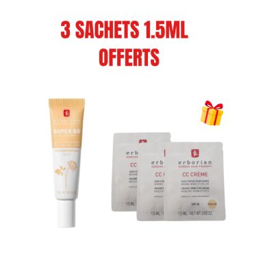 ERBORIAN SUPER BB CREME SOIN COUVRANTE SPF20 NUDE 15ML