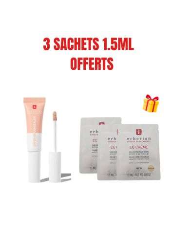 ERBORIAN OFFRE SUPER BB CONCEALER SPF25 CLAIR 10ML + 3 SACHETS OFFERTS