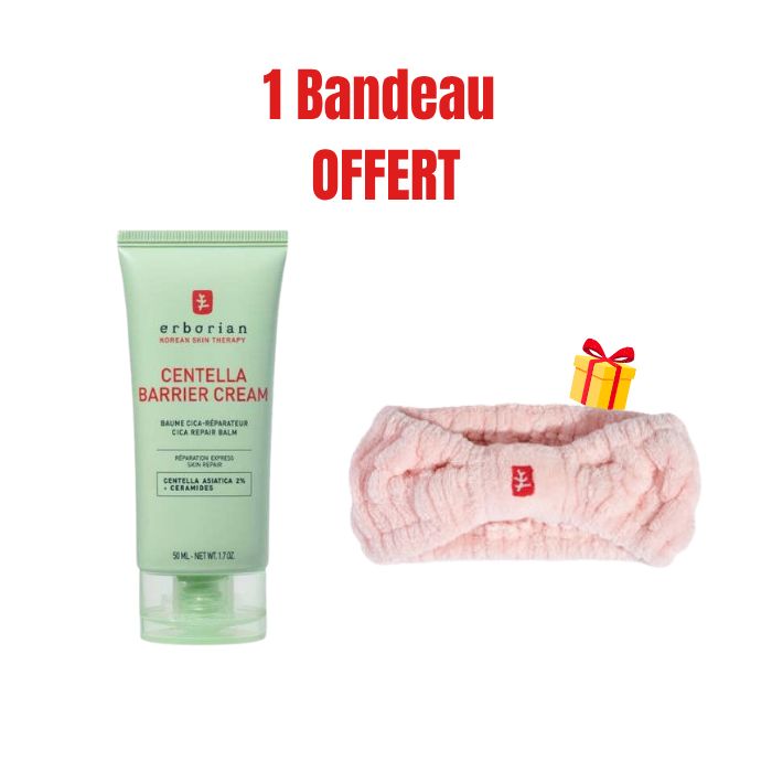 ERBORIAN OFFRE CENTELLA CREME BARRIERE 50 ML + BANDEAU OFFERT